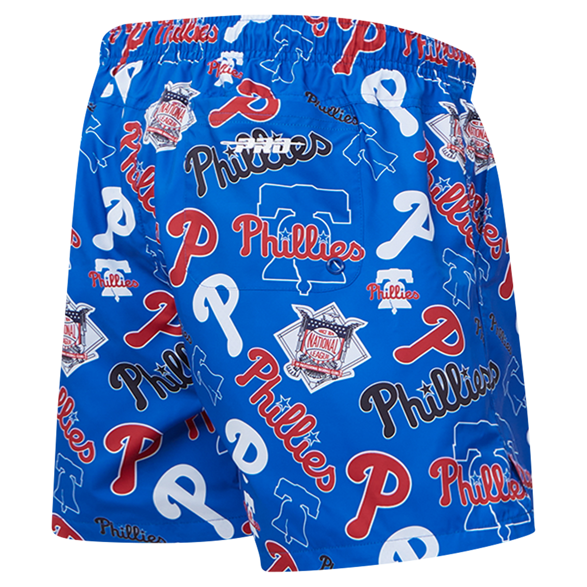 Men's Pro Standard Royal Philadelphia Phillies Toss Logo Woven Shorts - Image 7