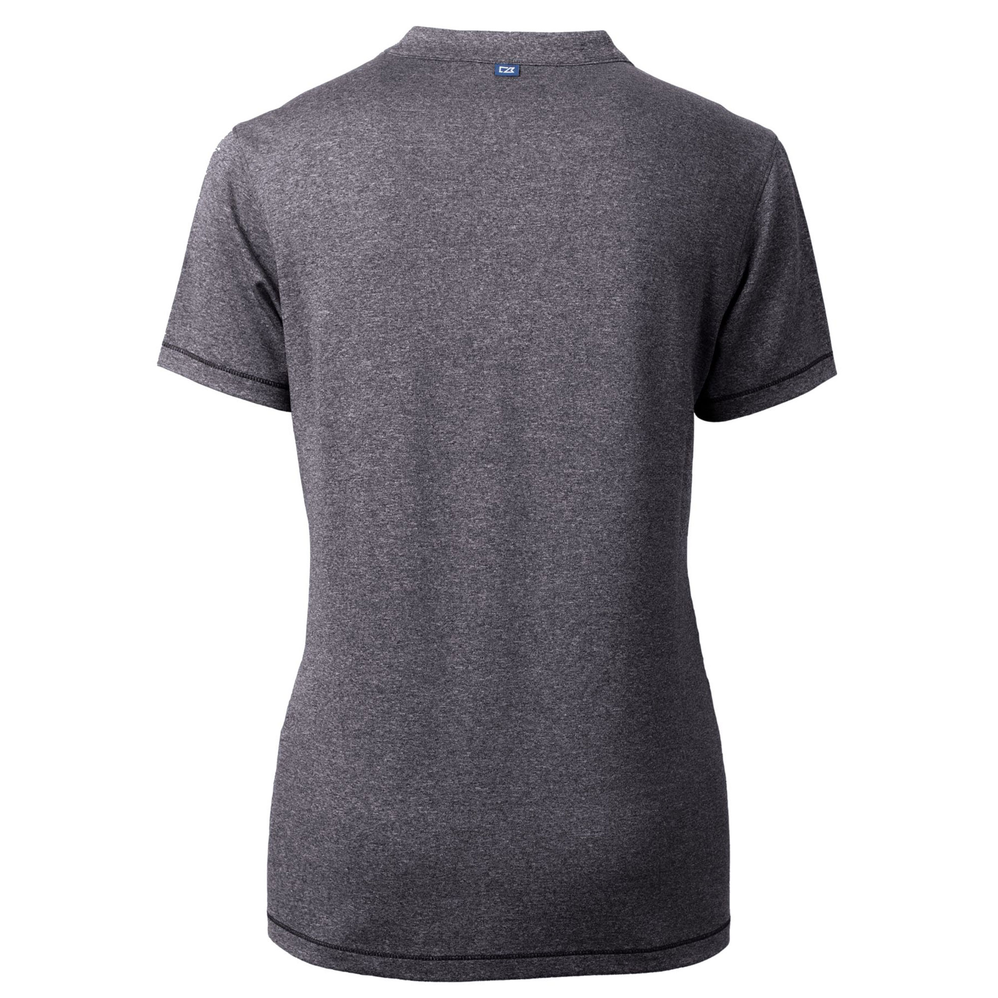 Women's Cutter & Buck Heather Charcoal Round Rock Express Forge DryTec Heathered Stretch Blade Top - Image 4