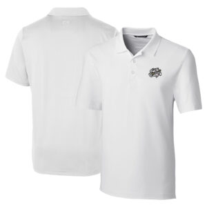 Men's Cutter & Buck  White Omaha Storm Chasers DryTec Forge Stretch Polo
