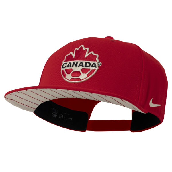 Men's Nike Red Canada Soccer Pro Snapback Hat