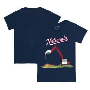 Youth Tiny Turnip Navy Washington Nationals Excavator T-Shirt
