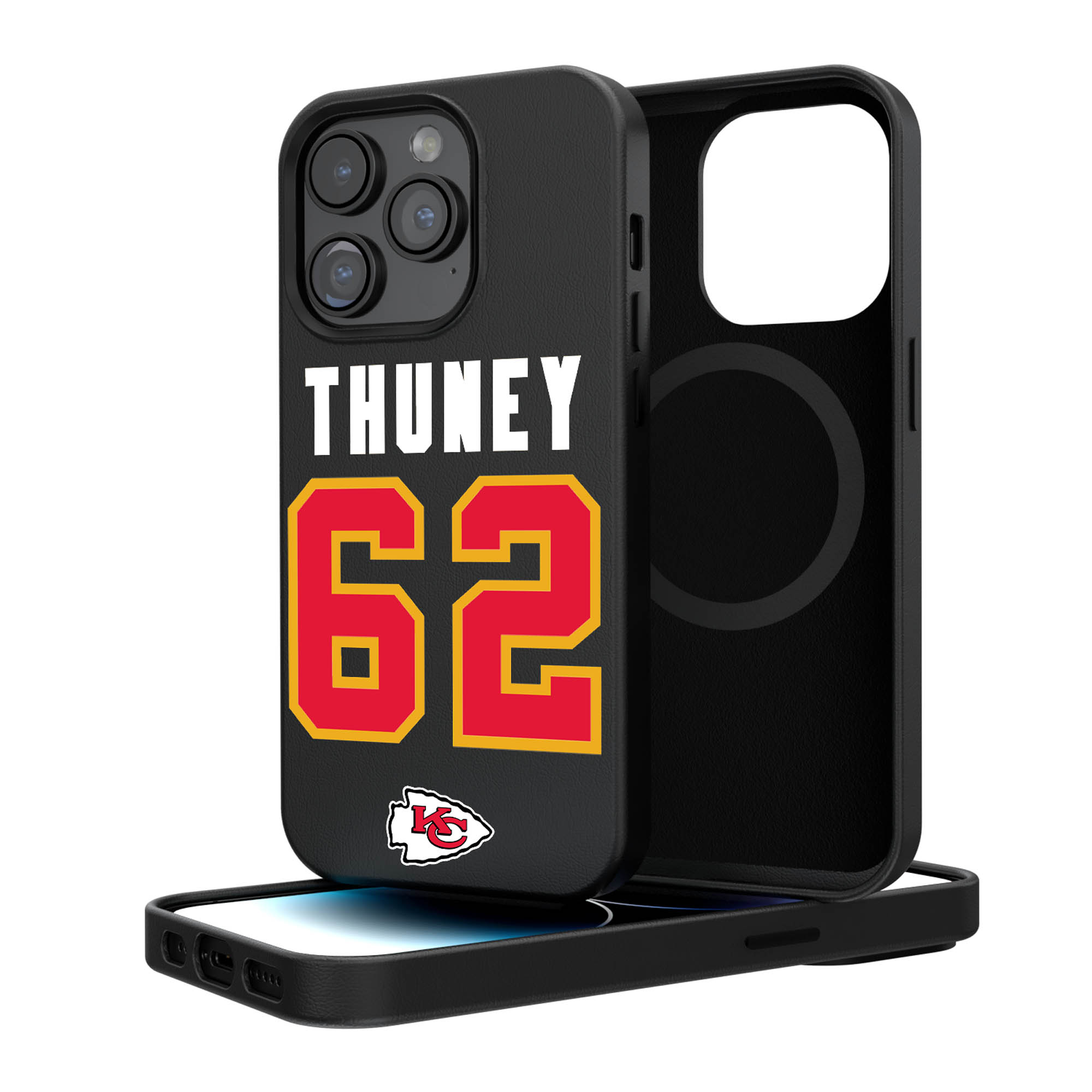 Keyscaper Joe Thuney Kansas City Chiefs iPhone Magnetic Bump Case