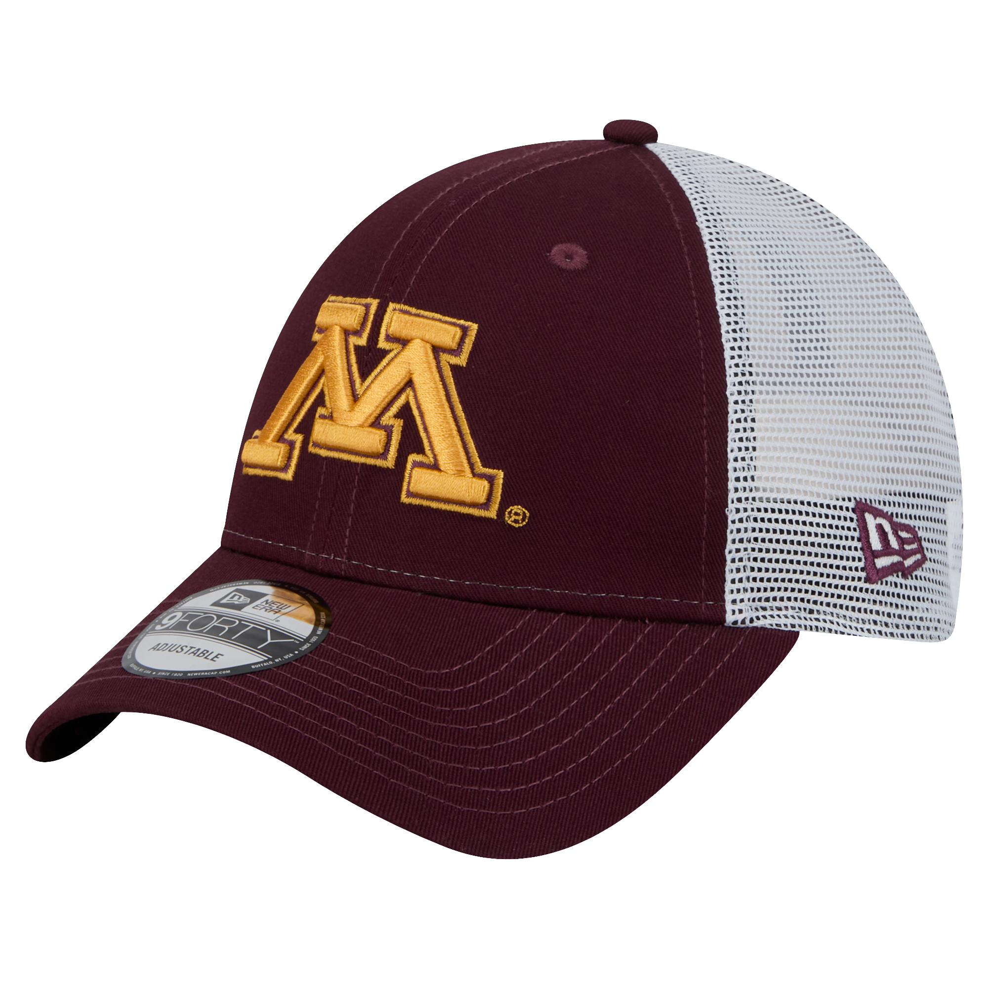 Men's New Era Maroon Minnesota Golden Gophers Trucker 9FORTY Adjustable Hat