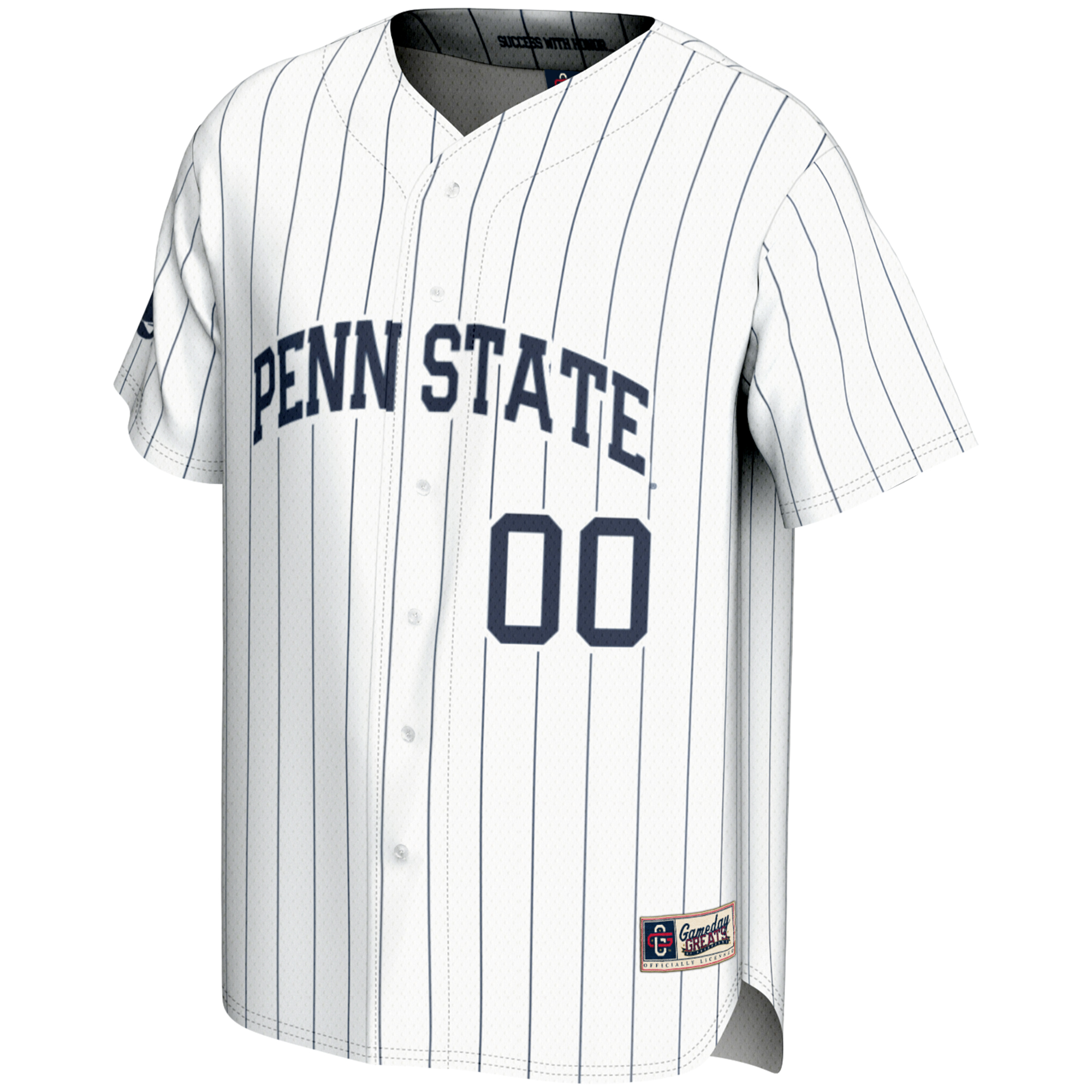 Men's GameDay Greats White Penn State Nittany Lions NIL Pick-A-Player Lightweight Baseball Jersey - Image 6