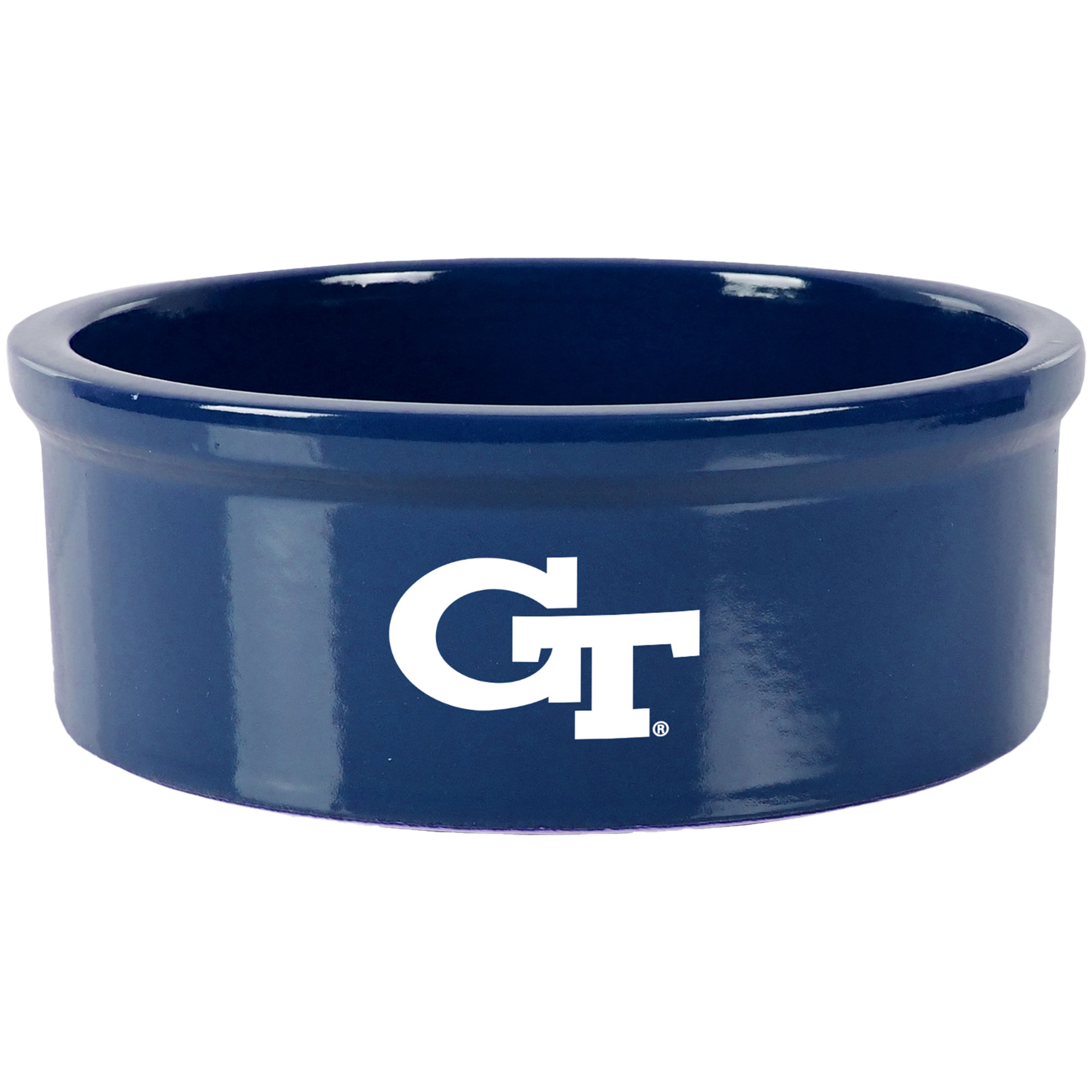 Blue Georgia Tech Yellow Jackets 7" Pet Bowl