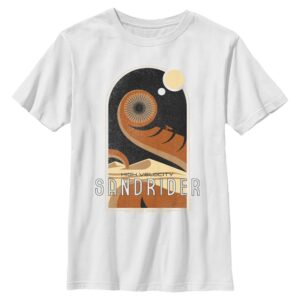 Youth Mad Engine White Dune High Velocity Sandrider Graphic T-Shirt