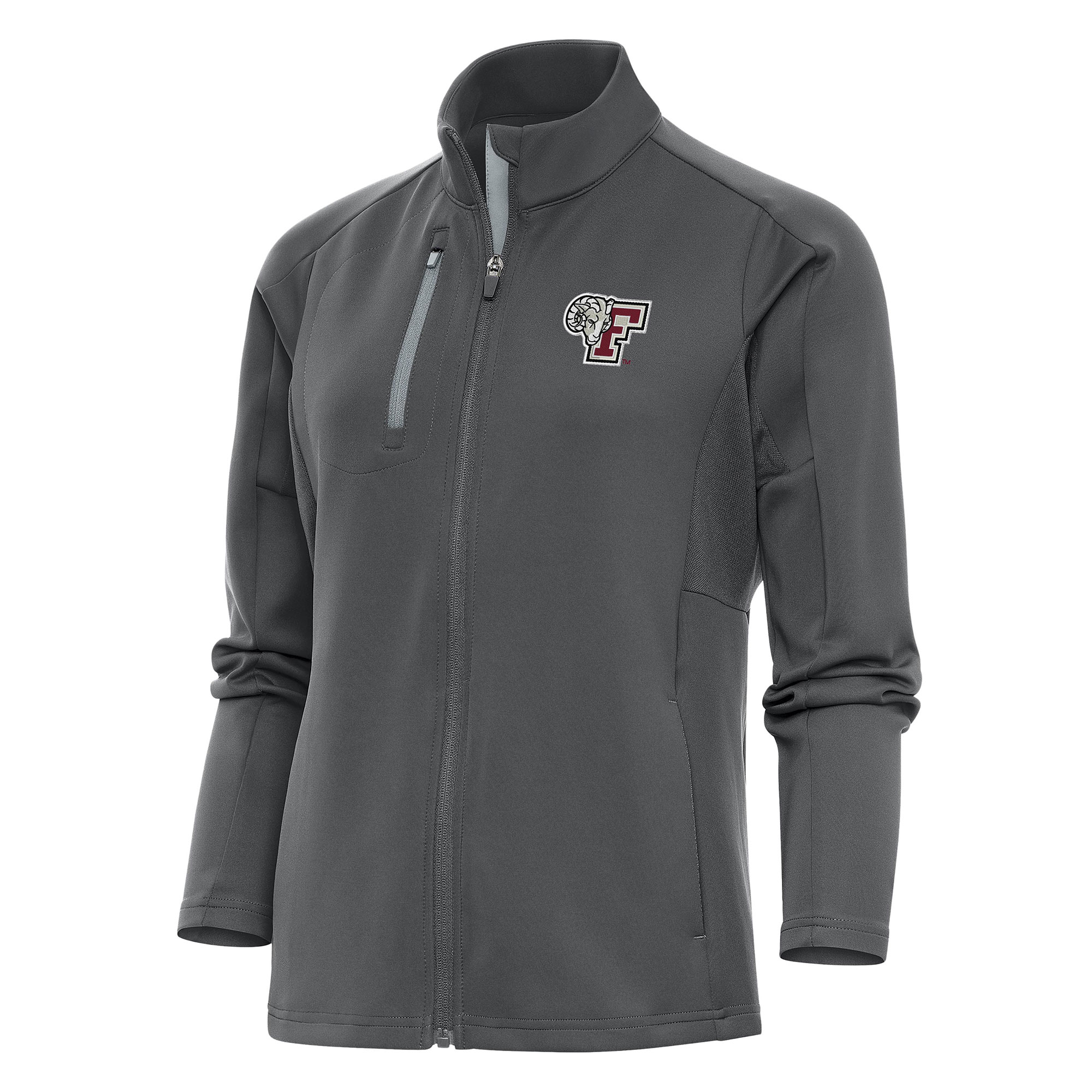 Women's Antigua Pewter Fordham Rams Generation Full-Zip Jacket