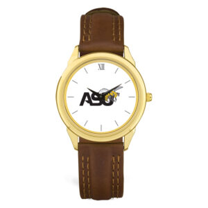 Men's Brown Alabama State Hornets Leather Watch