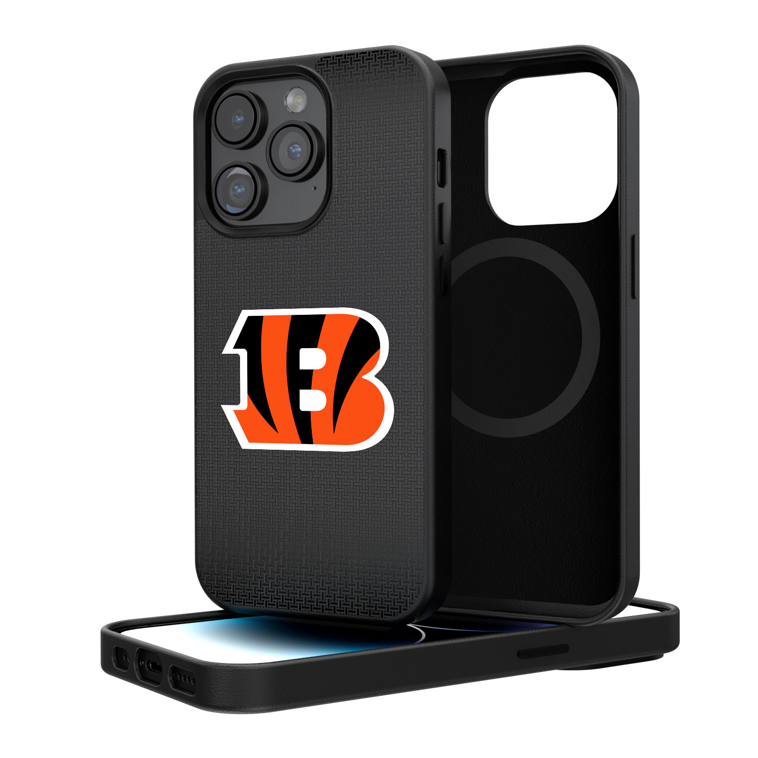Cincinnati Bengals Linen Logo iPhone Magnetic Bump Case