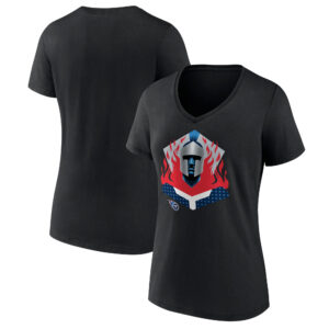 Women's  Black Tennessee Titans 2024 NFL Draft Illustrated T-Shirt