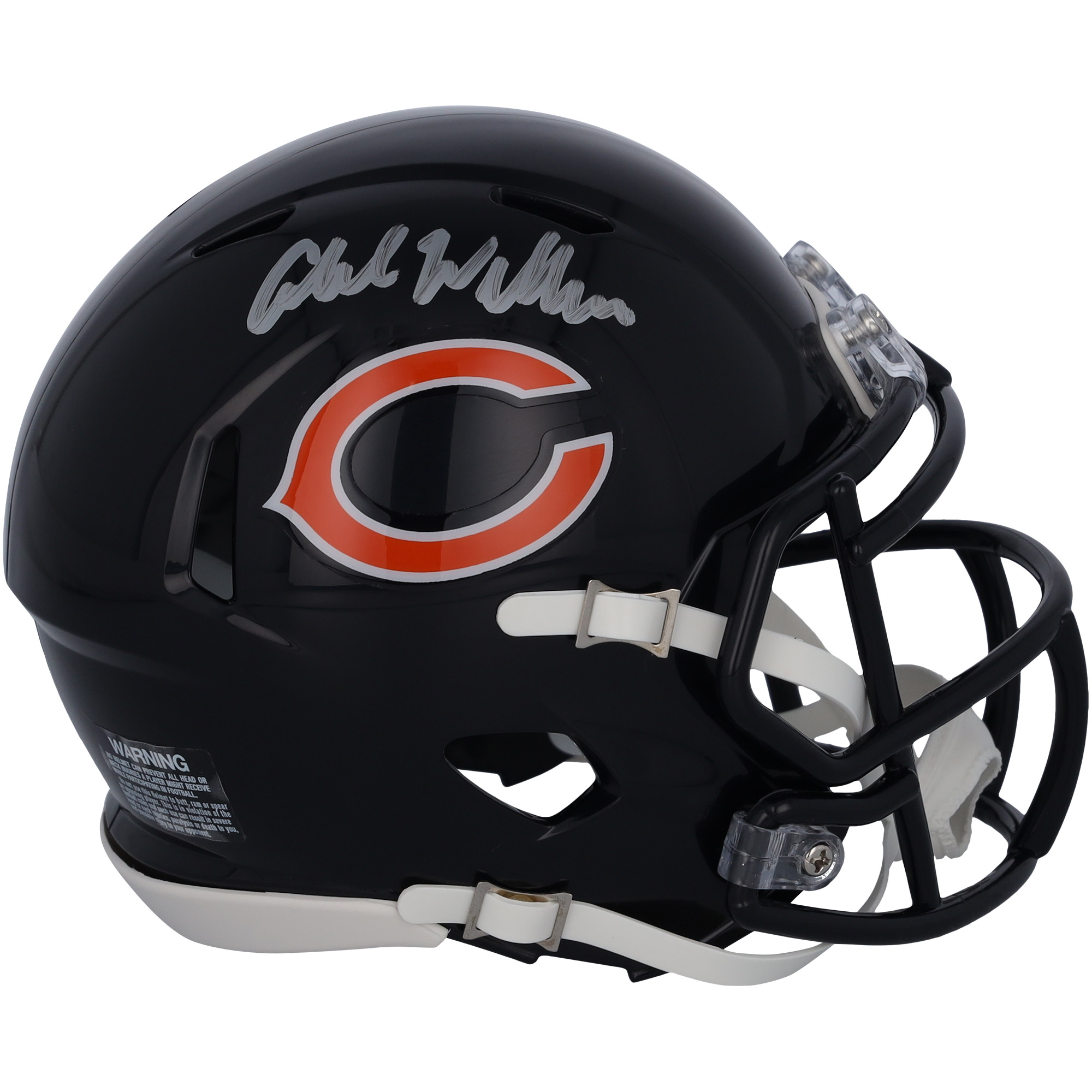 Caleb Williams Chicago Bears Autographed Riddell Speed Mini Helmet