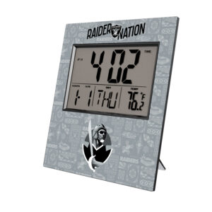 Las Vegas Raiders 2024 Illustrated Limited Edition Digital Desk/Wall Clock