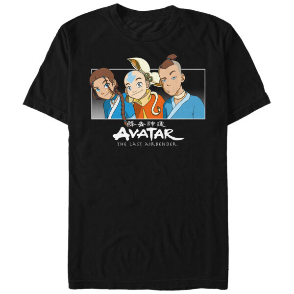 Men's Mad Engine Black Avatar: The Last Airbender Air Time Graphic T-Shirt
