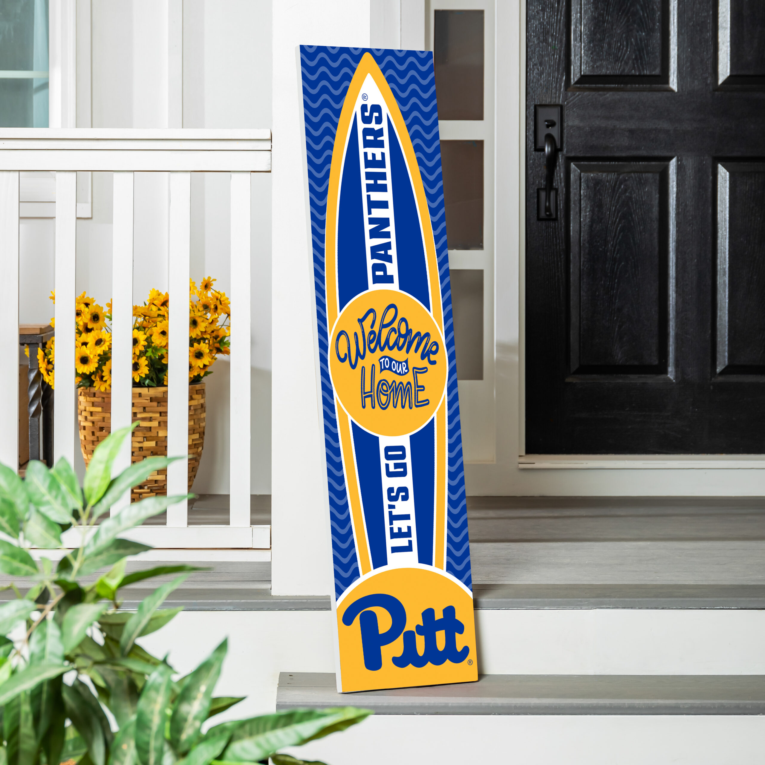 Pitt Panthers 47" Surfboard Summer Porch Leaner Welcome Wall Sign