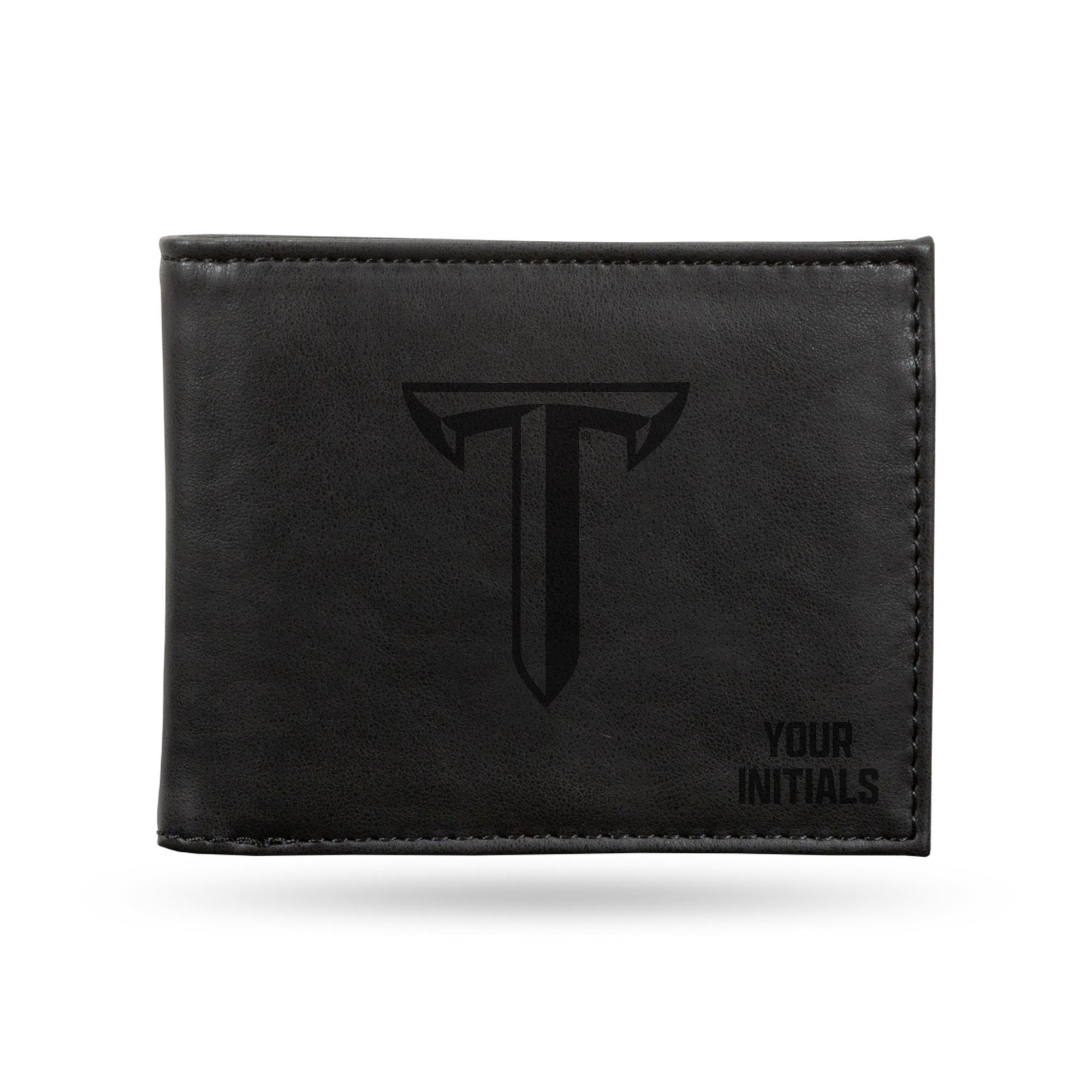 Black Troy University Trojans Personalized Billfold Wallet