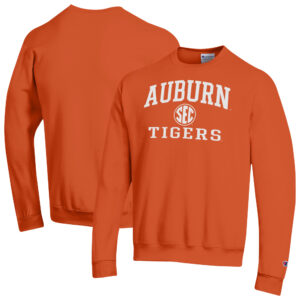Men's Champion Orange Auburn Tigers Team Fleece Pullover Sweatshirt