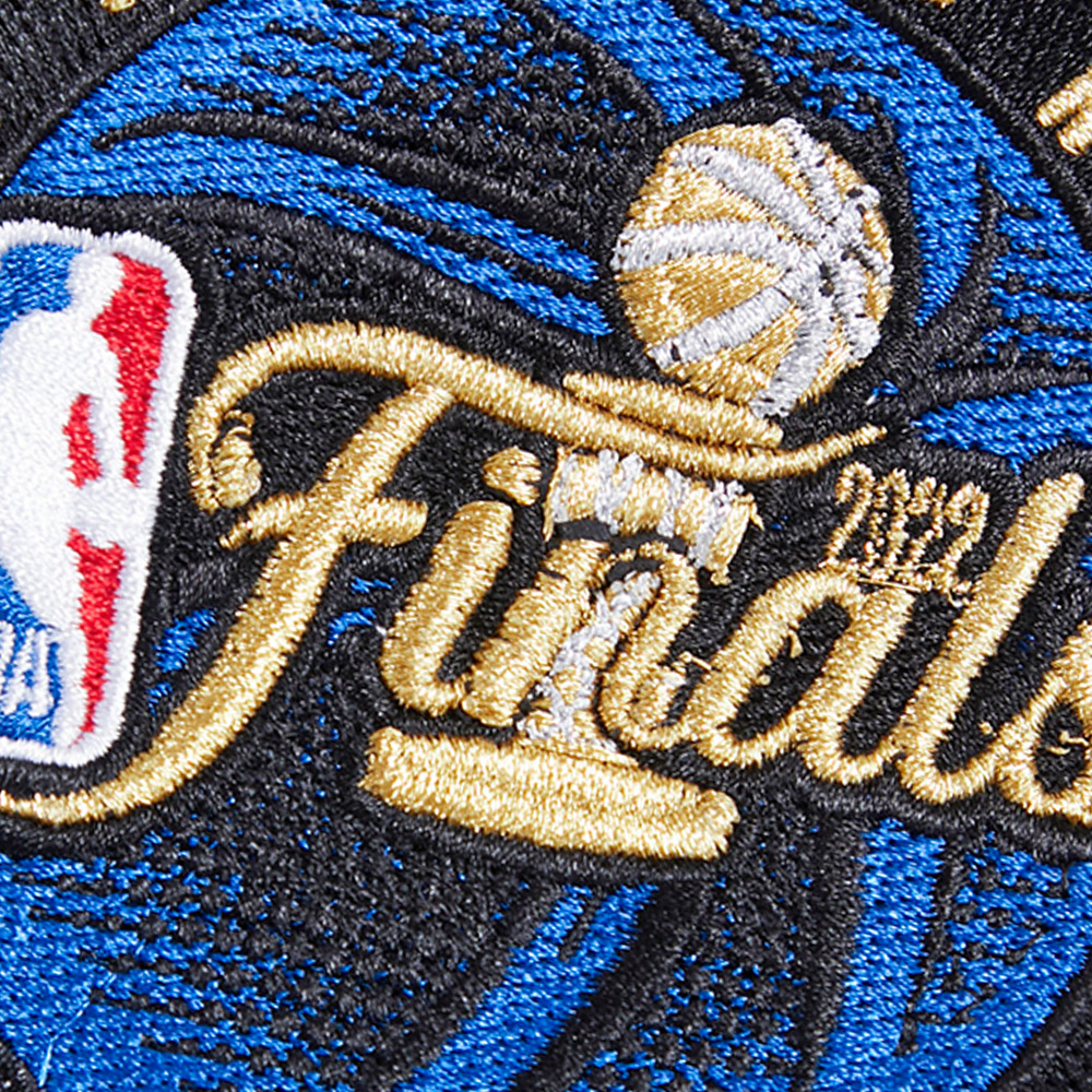 Men's Pro Standard Royal Golden State Warriors Retro Classic Satin Full-Snap Jacket - Image 7