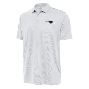 Men's Antigua White New England Patriots Big & Tall Ellipse Polo