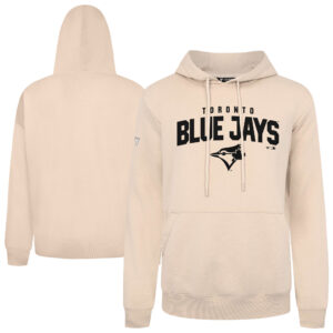 Men's Levelwear Khaki Toronto Blue Jays Podium Team Arch Pullover Hoodie