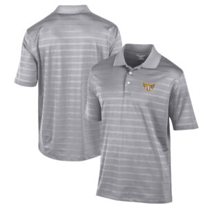 Men's Champion Gray Tennessee Tech Golden Eagles Textured Solid Polo