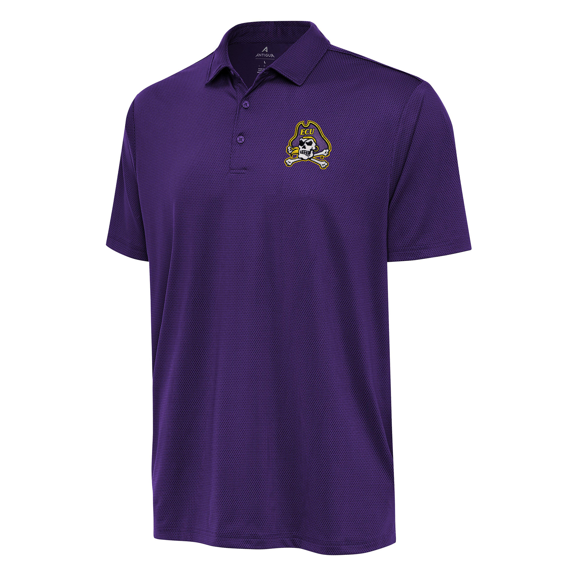 Men's Antigua Purple ECU Pirates Ellipse Polo