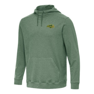 Men's Antigua Green NDSU Bison Cloud Pullover Hoodie