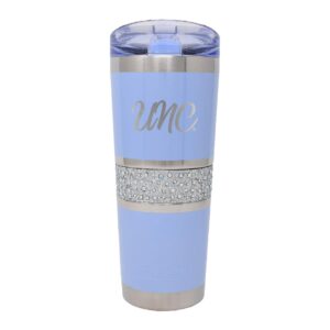 Light Blue North Carolina Tar Heels 20oz. MyBevi Rhinestone Hollywood Tumbler