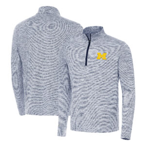 Men's Antigua Navy Michigan Wolverines Cause Quarter-Zip Top