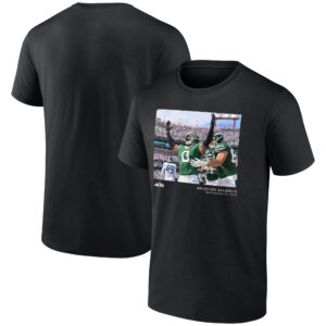 Men's Braelon Allen Black New York Jets NFL Flash Features Week 2 T-Shirt