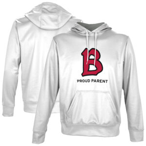 Men's ProSphere White Benedictine Eagles Proud Parent Pullover Hoodie