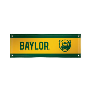 Yellow/Green Baylor Bears 2' x 6' Horizontal Vinyl Banner