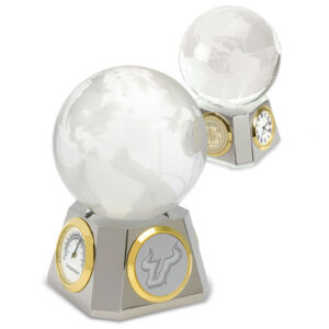 South Florida Bulls Desk Clock & Weather Station