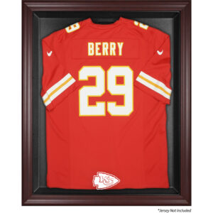Kansas City Chiefs Mahogany Framed Jersey Display Case