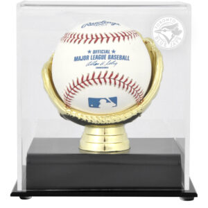 Toronto Blue Jays Gold Glove Single Baseball Logo Display Case