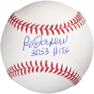 Rod Carew Minnesota Twins Autographed Baseball with "3053 Hits" Inscription