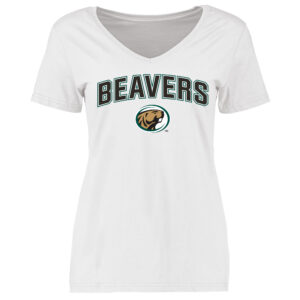 Women's White Bemidji State Beavers Proud Mascot T-Shirt