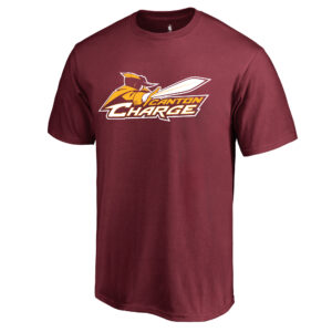 Men's Garnet Canton Charge Primary Logo T-Shirt