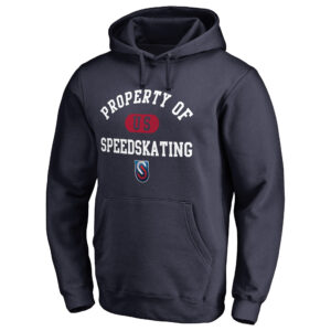 Men's Navy US Speedskating Property Of Pullover Hoodie