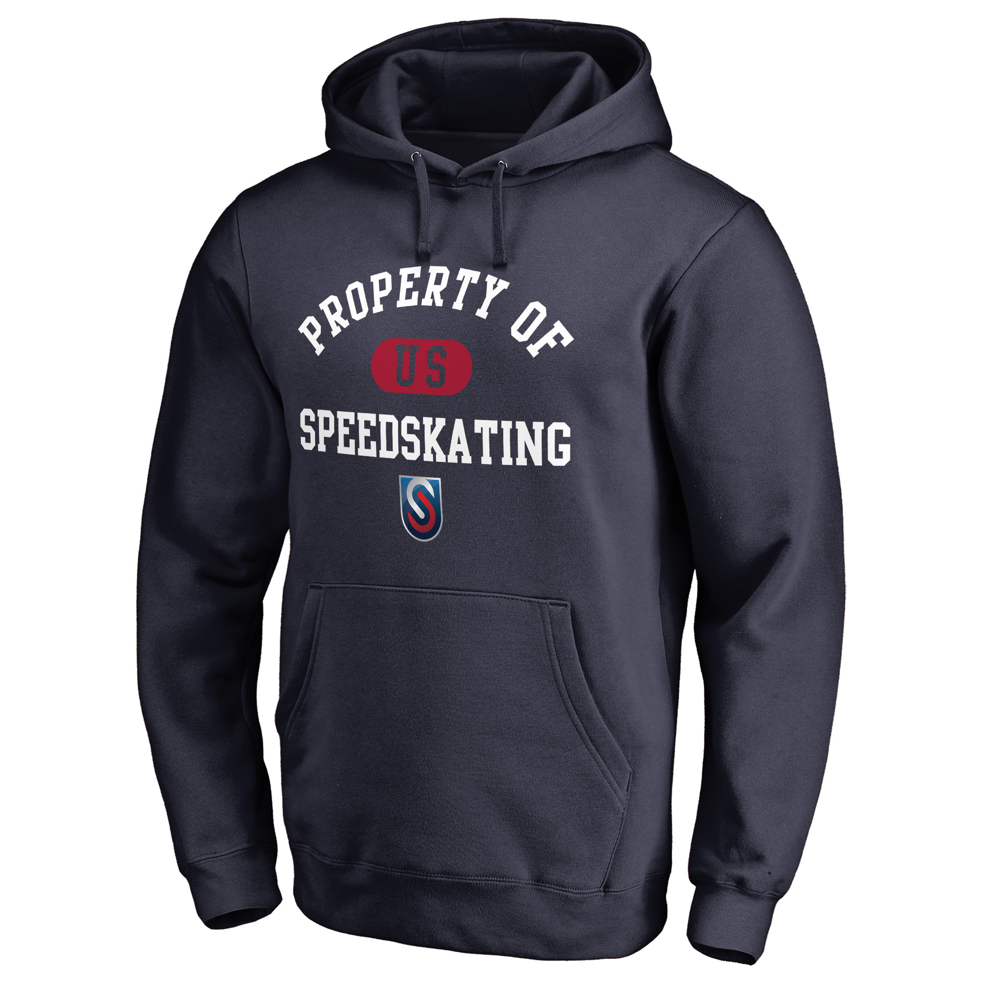 Men's Navy US Speedskating Property Of Pullover Hoodie