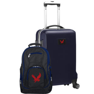 Eastern Washington Eagles Deluxe 2-Piece Backpack and Carry-On Set - Navy