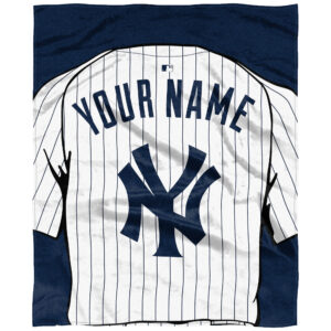 The Northwest Company New York Yankees 50'' x 60'' Personalized Silk Touch Throw