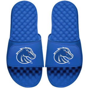 Men's ISlide Royal Boise State Broncos Secondary Logo Slide Sandals