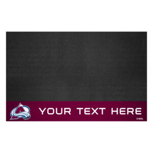 Colorado Avalanche 26'' x 42'' Personalized Vinyl Grill Mat