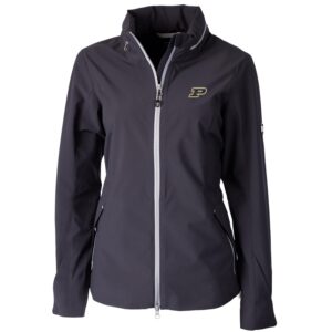 Women's Cutter & Buck Charcoal Purdue Boilermakers Vapor Full-Zip Jacket