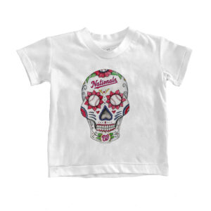 Infant Tiny Turnip White Washington Nationals Sugar Skull T-Shirt