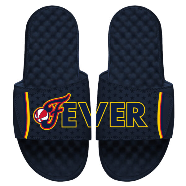 Men's ISlide Navy Indiana Fever Alternate Jersey Slide Sandals