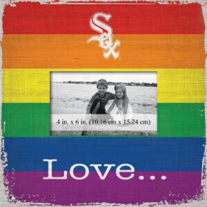 Chicago White Sox 10'' x 10'' Love Pride Frame