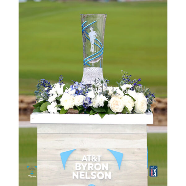 AT&T Byron Nelson Unsigned Trophy Photograph