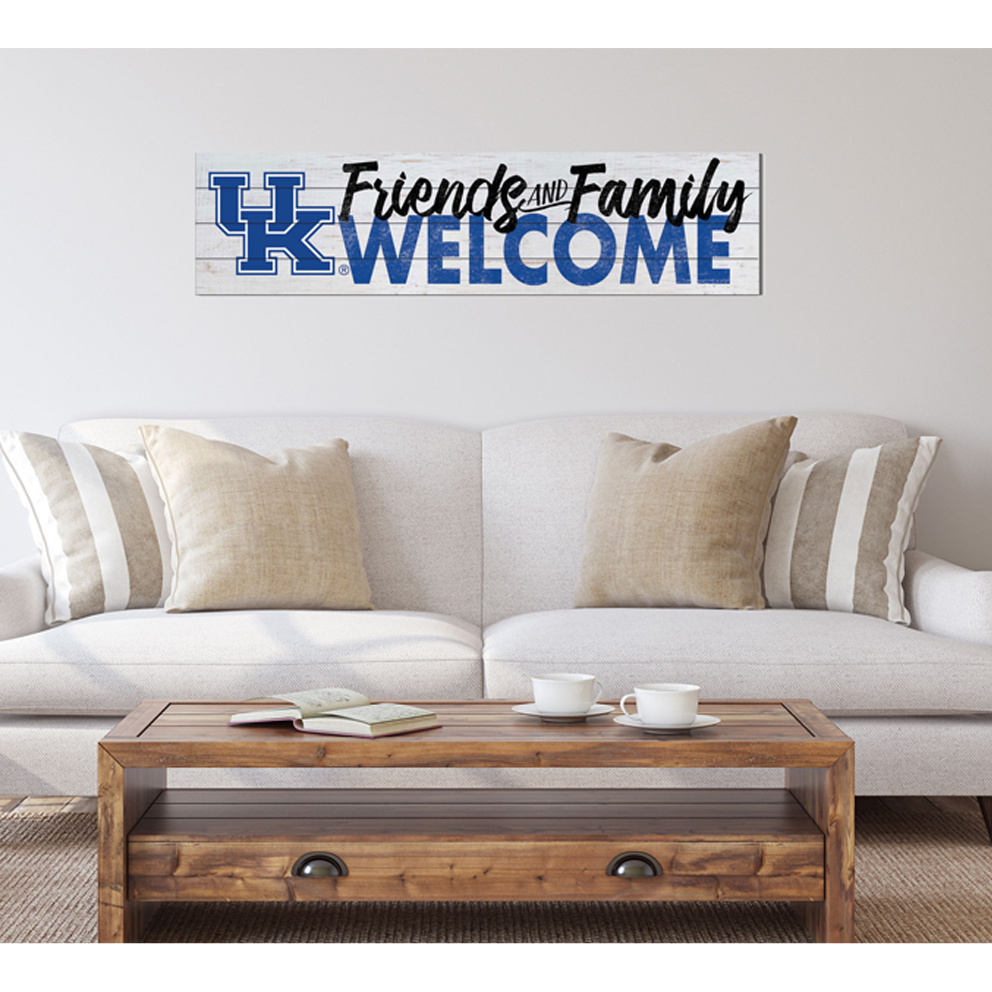Kentucky Wildcats 10'' x 40'' Friends & Family Welcome Sign - Image 5