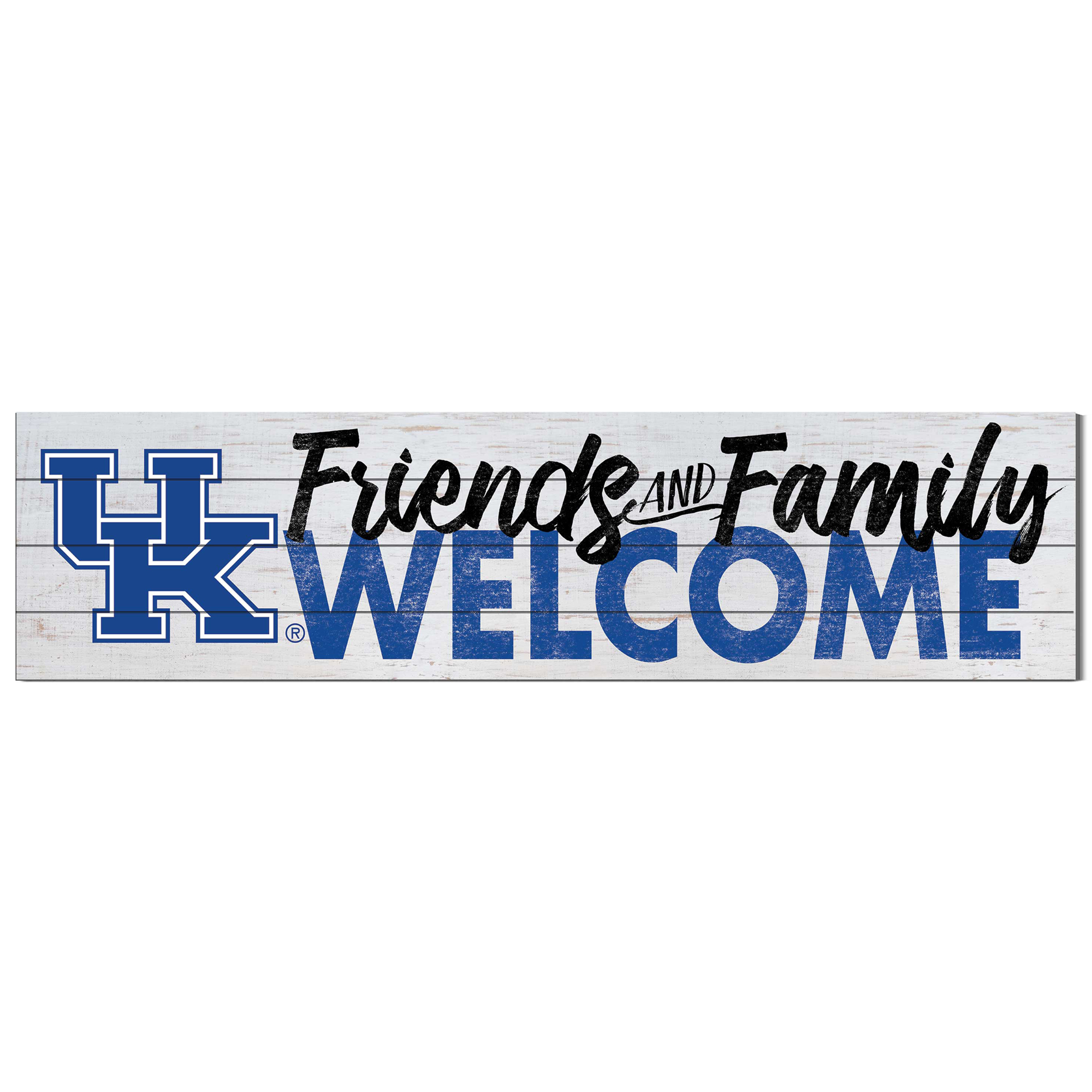 Kentucky Wildcats 10'' x 40'' Friends & Family Welcome Sign